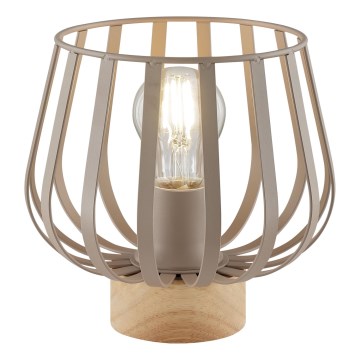 Brilliant - Galda lampa NORDIC CAGE 1xE27/20W/230V bēša