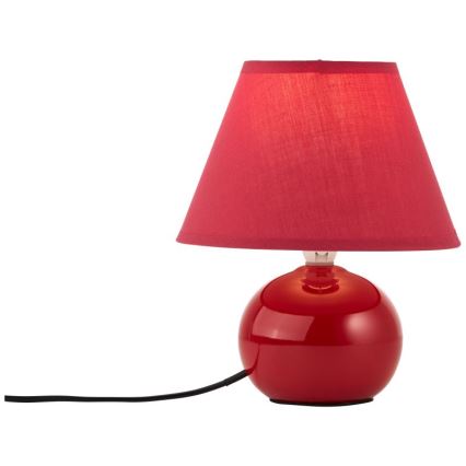 Brilliant - Galda lampa PRIMO 1xE14/40W/230V keramika/sarkana