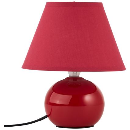 Brilliant - Galda lampa PRIMO 1xE14/40W/230V keramika/sarkana