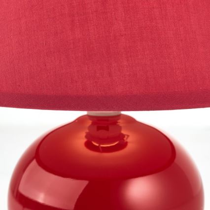 Brilliant - Galda lampa PRIMO 1xE14/40W/230V keramika/sarkana