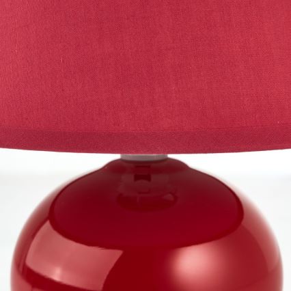 Brilliant - Galda lampa PRIMO 1xE14/40W/230V keramika/sarkana