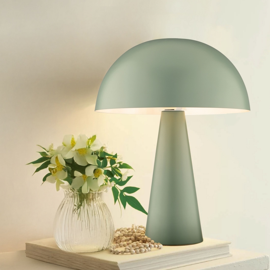Brilliant - Galda lampa SIGRUN 1xE14/28W/230V zaļa
