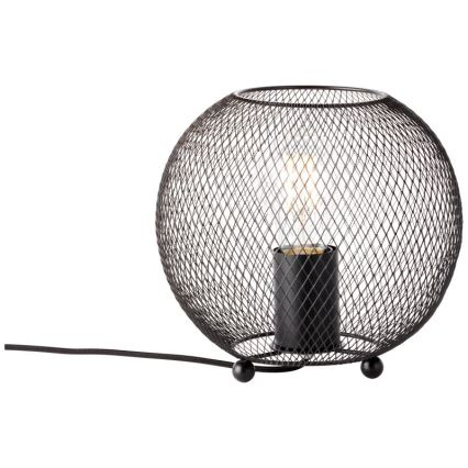 Brilliant - Galda lampa SOCO 1xE27/60W/230V melna