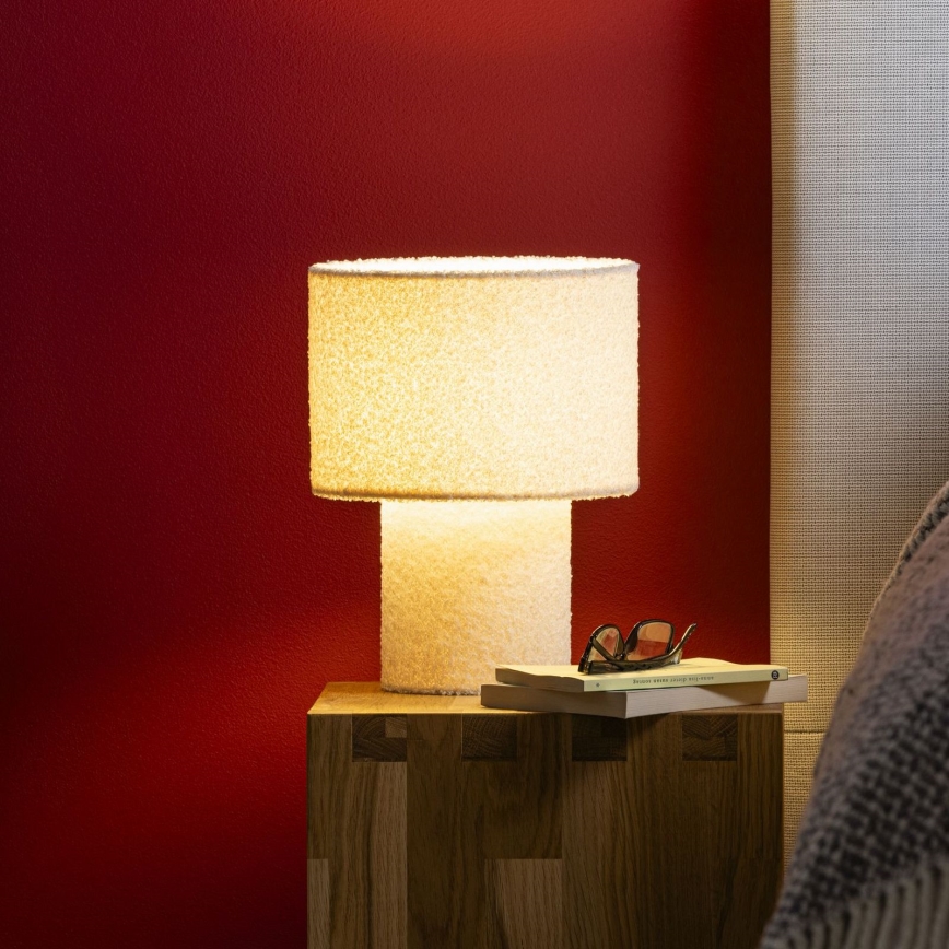 Brilliant - Galda lampa TEDDY 1xE27/25W/230V krēmkrāsa