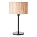 Brilliant - Galda lampa WIMEA 1xE27/52W/230V melna/bēša