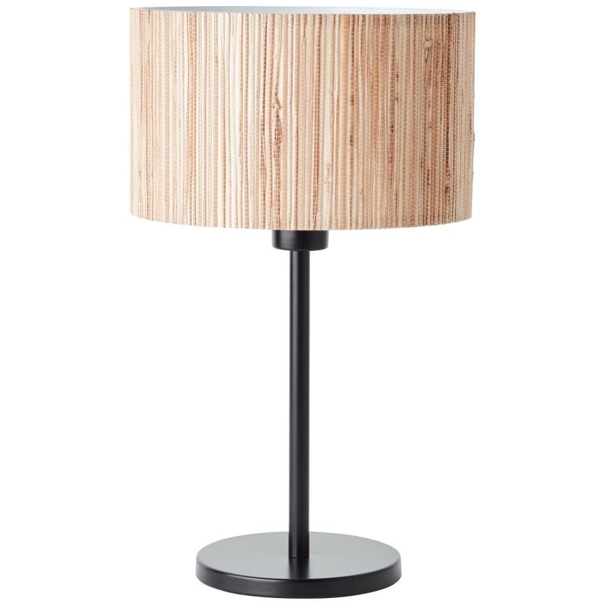 Brilliant - Galda lampa WIMEA 1xE27/52W/230V melna/bēša