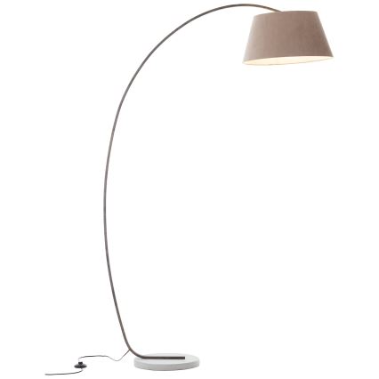 Brilliant - Grīdas lampa BROK 1xE27/60W/230V taupe