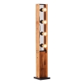 Brilliant - Grīdas lampa CALANDRA 4xE27/42W/230V priede