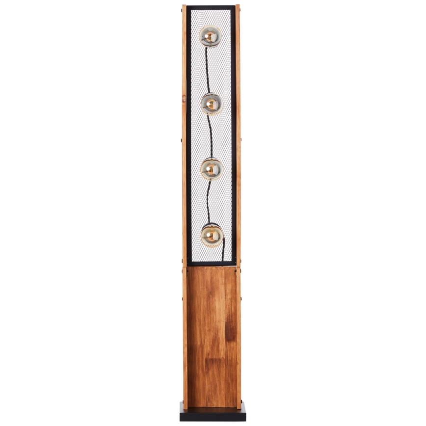 Brilliant - Grīdas lampa CALANDRA 4xE27/42W/230V priede