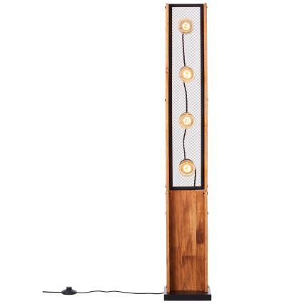 Brilliant - Grīdas lampa CALANDRA 4xE27/42W/230V priede