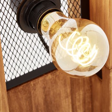 Brilliant - Grīdas lampa CALANDRA 4xE27/42W/230V priede