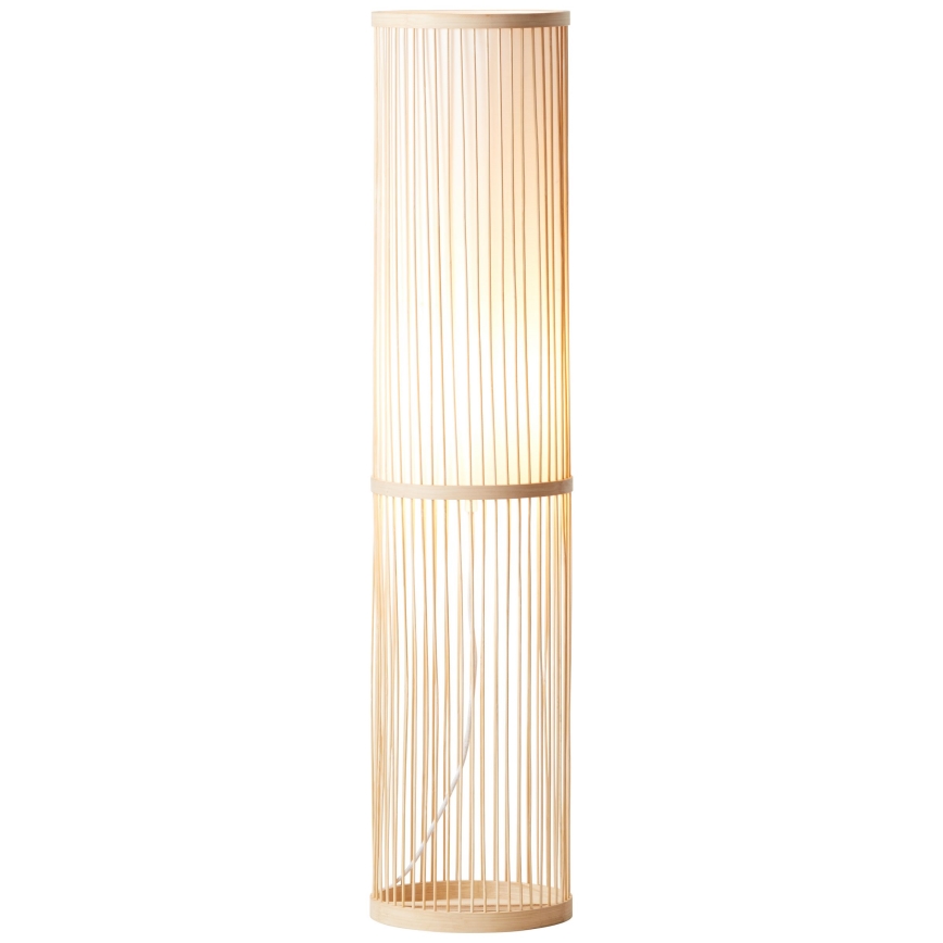 Brilliant - Grīdas lampa NORI 1xE27/40W/230V bambuss