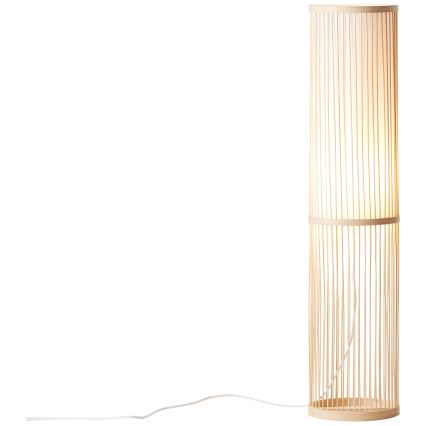 Brilliant - Grīdas lampa NORI 1xE27/40W/230V bambuss