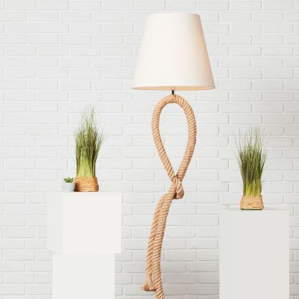 Brilliant - Grīdas lampa SAILOR 1xE27/40W/230V bēša/krēmkrāsaina