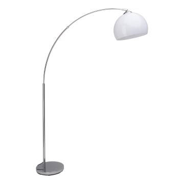 Brilliant - Grīdas lampa VESSA 1xE27/60W/230V spīdīgs hroms/balts
