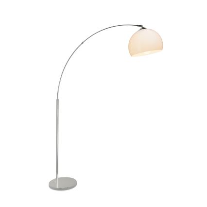 Brilliant - Grīdas lampa VESSA 1xE27/60W/230V spīdīgs hroms/balts