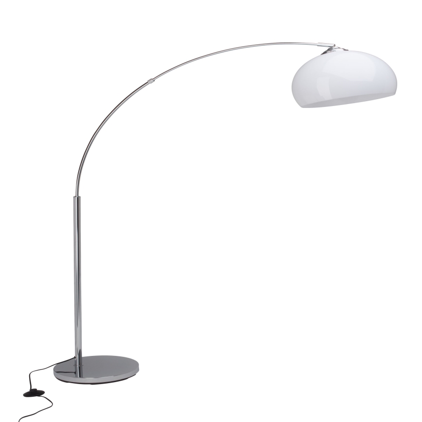 Brilliant - Grīdas lampa VESSA 1xE27/60W/230V spīdīgs hroms/balts
