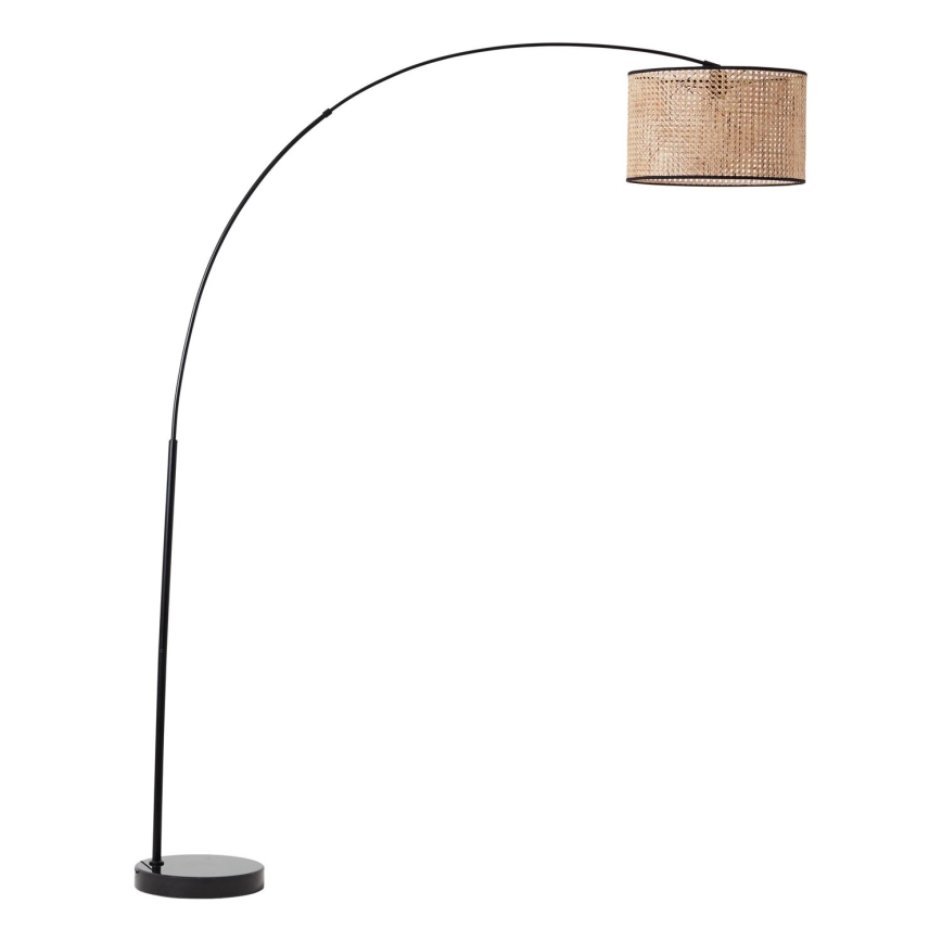 Brilliant - Grīdas lampa WILEY 1xE27/60W/230V melna/bēša