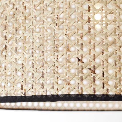 Brilliant - Grīdas lampa WILEY 1xE27/60W/230V melna/bēša