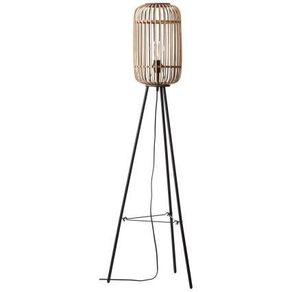 Brilliant - Grīdas lampa WOODROW 1xE27/60W/230V bambuss