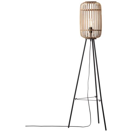Brilliant - Grīdas lampa WOODROW 1xE27/60W/230V bambuss