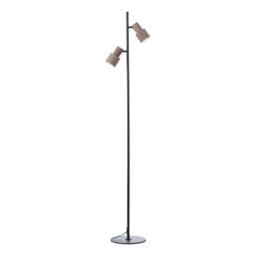 Brilliant - Grīdas stāvlampa CADIZ 2xGU10/10W/230V bronza