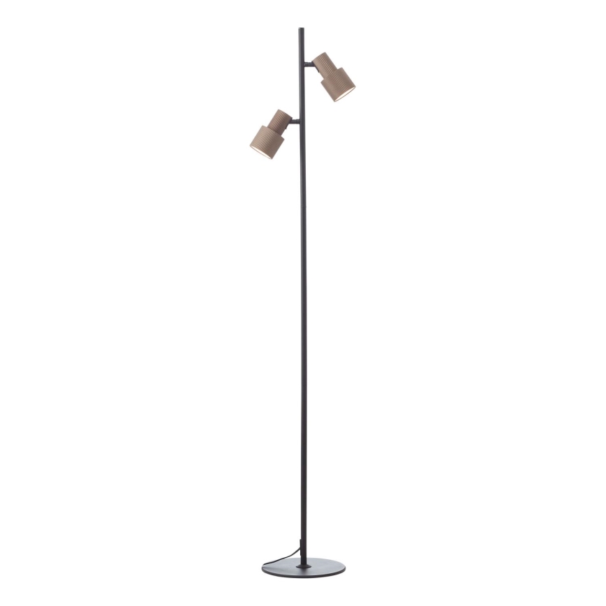 Brilliant - Grīdas stāvlampa CADIZ 2xGU10/10W/230V bronza