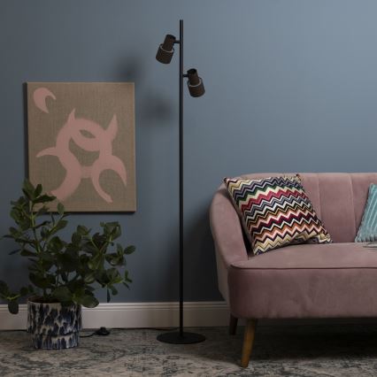 Brilliant - Grīdas stāvlampa CADIZ 2xGU10/10W/230V bronza