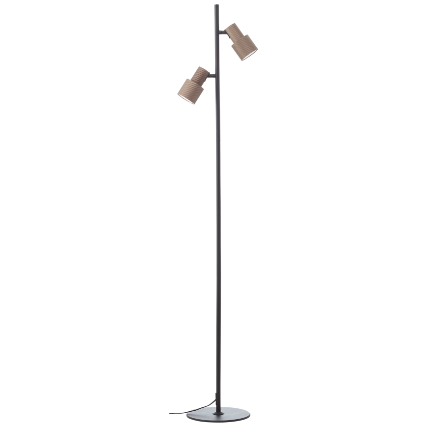 Brilliant - Grīdas stāvlampa CADIZ 2xGU10/10W/230V bronza