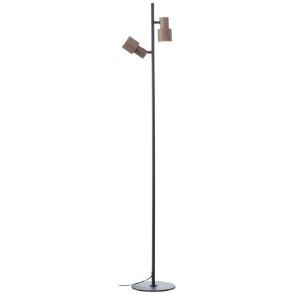Brilliant - Grīdas stāvlampa CADIZ 2xGU10/10W/230V bronza