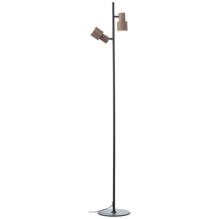 Brilliant - Grīdas stāvlampa CADIZ 2xGU10/10W/230V bronza