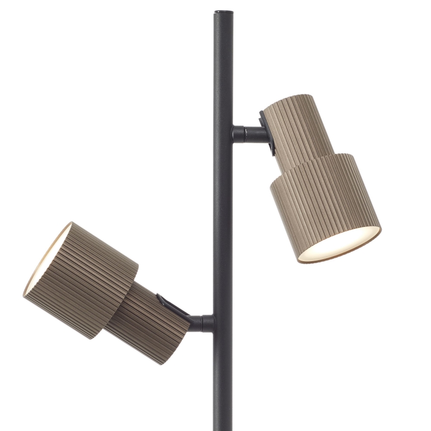 Brilliant - Grīdas stāvlampa CADIZ 2xGU10/10W/230V bronza