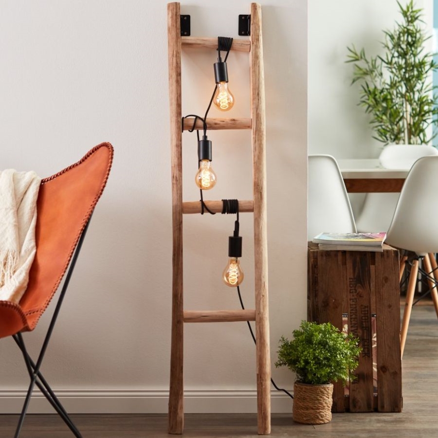 Brilliant - Grīdas stāvlampa LADDER 3xE27/42W/230V - FSC sertificēts