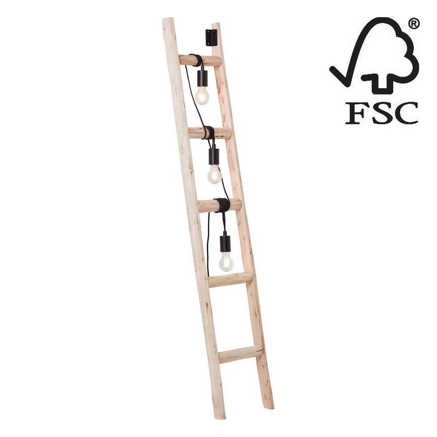 Brilliant - Grīdas stāvlampa LADDER 3xE27/42W/230V - FSC sertificēts