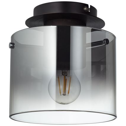 Brilliant - Griestu lampa BETH 1xE27/60W/230V melna/dūmakaina