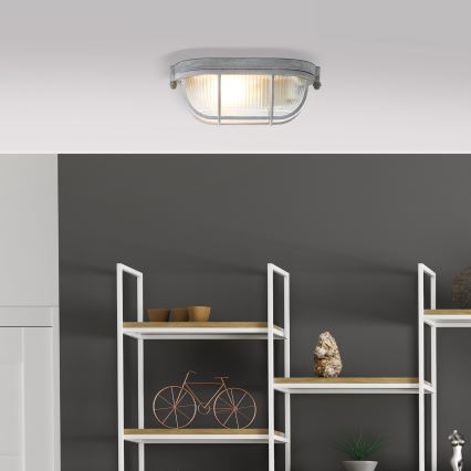 Brilliant - griestu lampa BOBBI 1xE27/40W/230V pelēka