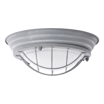 Brilliant - Griestu lampa TYPHOON 1xE27/30W/230V Ø 29 cm pelēka