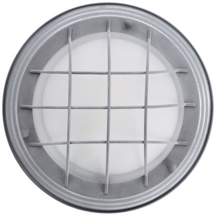 Brilliant - Griestu lampa TYPHOON 1xE27/30W/230V Ø 29 cm pelēka