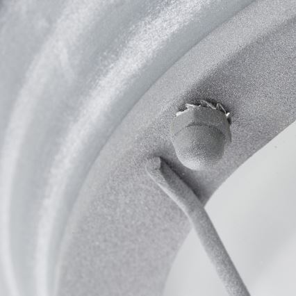 Brilliant - Griestu lampa TYPHOON 1xE27/30W/230V Ø 29 cm pelēka