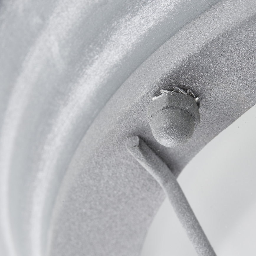 Brilliant - Griestu lampa TYPHOON 1xE27/30W/230V Ø 29 cm pelēka