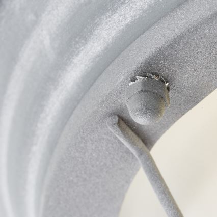 Brilliant - Griestu lampa TYPHOON 1xE27/30W/230V Ø 29 cm pelēka