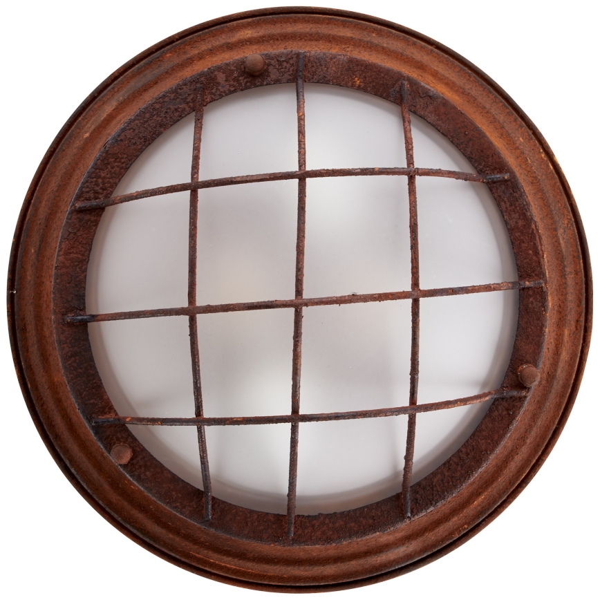 Brilliant - griestu lampa TYPHOON, 2xE27/30W/230V, sarkanbrūna