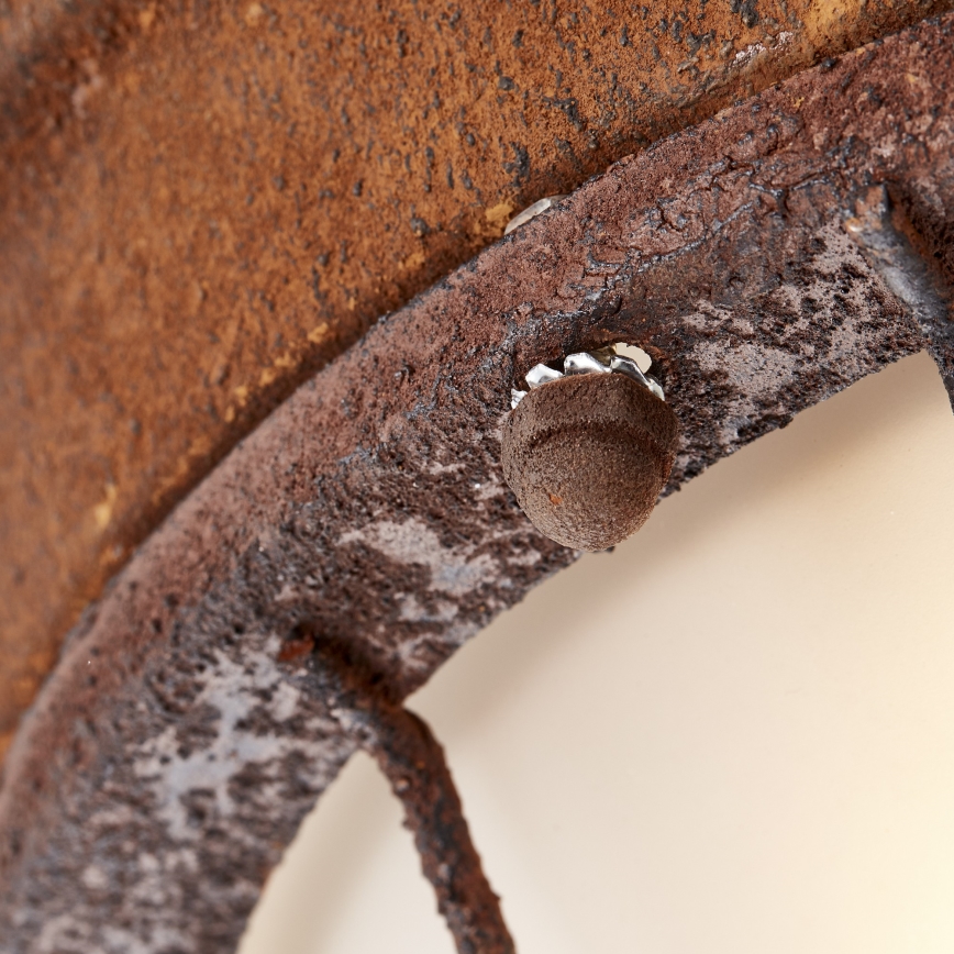 Brilliant - griestu lampa TYPHOON, 2xE27/30W/230V, sarkanbrūna