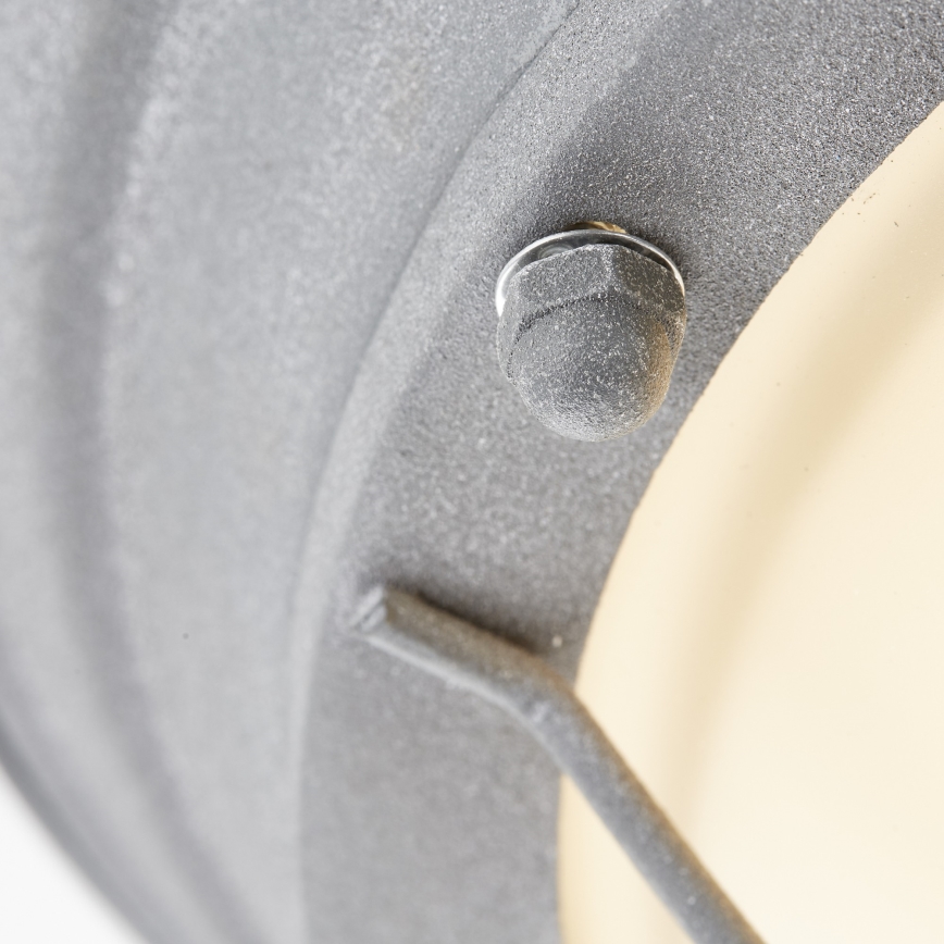 Brilliant - Griestu lampa TYPHOON 2xE27/30W/230V Ø 34 cm pelēka