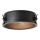 Brilliant - Griestu lampa ZOIS 1xE27/60W/230V Ø 30 cm melna