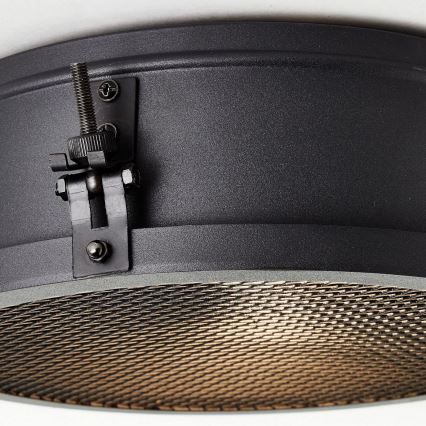 Brilliant - Griestu lampa ZOIS 1xE27/60W/230V Ø 30 cm melna