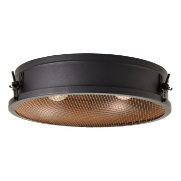 Brilliant - Griestu lampa ZOIS 2xE27/28W/230V Ø 42 cm melna