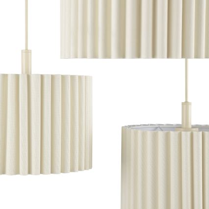 Brilliant - Krēmkrāsaina piekaramā lustra VELIN, 3xE27/20W/230V, Ø 61 cm