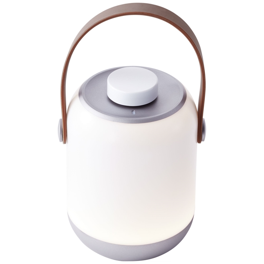 Brilliant - LED Aptumšojama āra galda lampa GEMMA LED/1,9W/5V IP44 balta