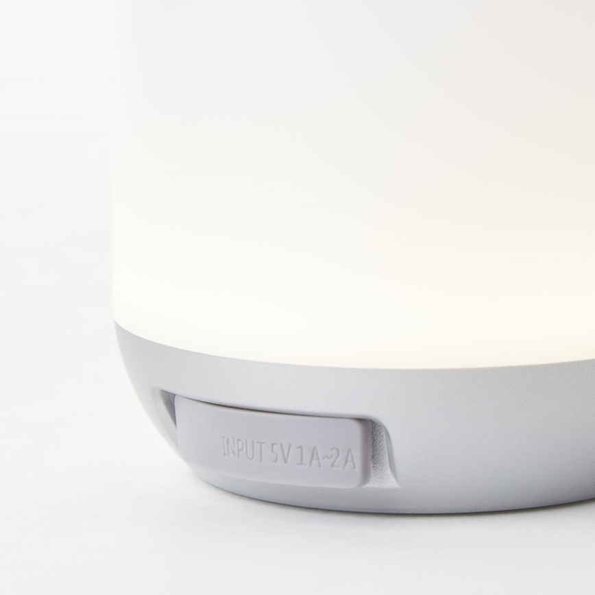 Brilliant - LED Aptumšojama āra galda lampa GEMMA LED/1,9W/5V IP44 balta